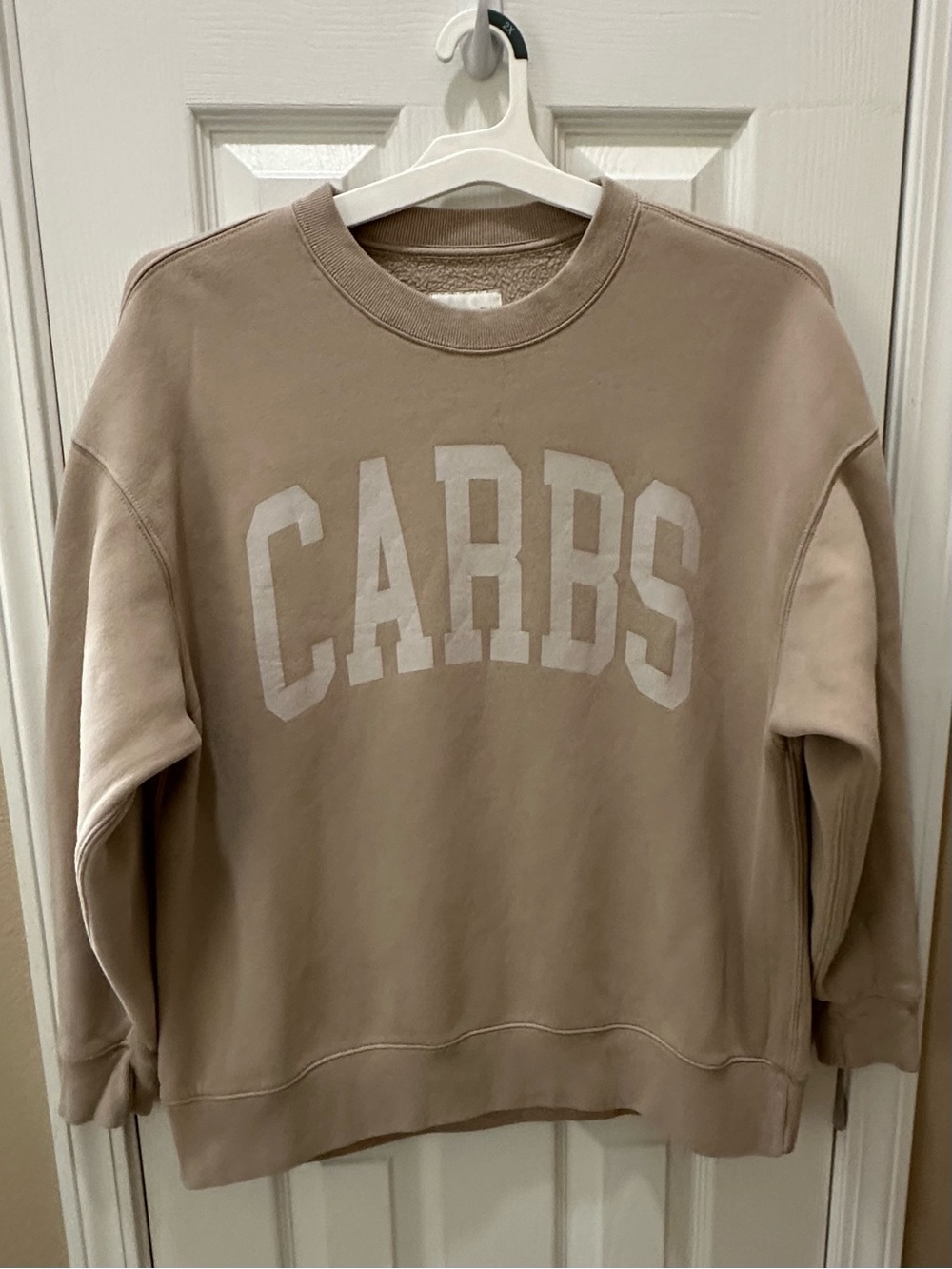 Abercrombie & Fitch CARBS Food and Drink Vintage Sunday Crew Sweatshirt Large - Picture 12 of 12